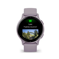 Pametni sportski sat GARMIN Vivoactive 5 010-02862-13, Orchid Metalic remen