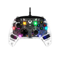 Gamepad žični HYPERX Clutch Gladiate RGB, 7D6H2AA, za PC, Xbox, prozirni