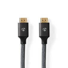 Kabel NEDIS CVTB35000GY50, HDMI (M) na HDMI (M), crni, 5m, 8K@60Hz, eARC, ethernet Kabel NEDIS CVTB35000GY50, HDMI (M) na HDMI (M), crni, 5m, 8K@60Hz, eARC, ethernet