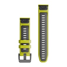 Zamjenski remen GARMIN QuickFit, 22mm, silikonski, Electric Lime/Graphite, 010-13280-03