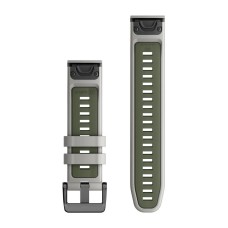 Zamjenski remen GARMIN QuickFit, 22mm, silikonski, Fog Gray/Moss, 010-13280-08