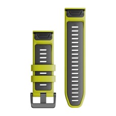 Zamjenski remen GARMIN QuickFit, 26mm, silikonski, Electric Lime/Graphite, 010-13281-03