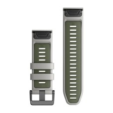 Zamjenski remen GARMIN QuickFit, 26mm, silikonski, Fog Gray/Moss, 010-13281-08