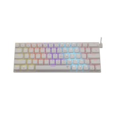 Tipkovnica WHITE SHARK GK-002221 Wakizashi, mehanička, plavi switch, US Layout, bijela