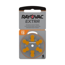 Baterija za slušni aparat, A13, 6 kom, Rayovac