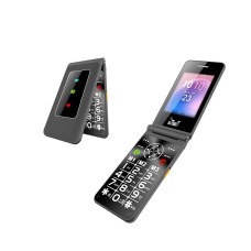 Mobitel MEANIT Flip XXL, sivi Mobitel MEANIT Flip XXL, sivi