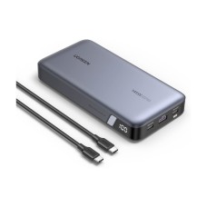 Prijenosno napajanje powerbank UGREEN, 25.000 mAh, 145W, Fast Charging, USB C, Power Delivery 3.0, sivi Prijenosno napajanje powerbank UGREEN, 25.000 mAh, 145W, Fast Charging, USB C, Power Delivery 3.0, sivi
