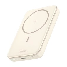 Prijenosno napajanje powerbank UGREEN, 10.000 mAh, bežično punjenje do 15W, USB C, Power Delivery do 20W, bijeli Prijenosno napajanje powerbank UGREEN, 10.000 mAh, bežično punjenje do 15W, USB C, Power Delivery do 20W, bijeli