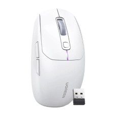 Miš UGREEN, bežični, Bluetooth, USB A, bijeli