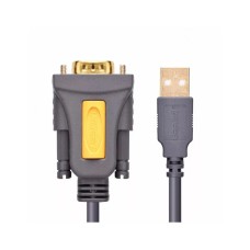 Kabel UGREEN, USB A 2.0 (M) na RS232 (M), 1m, crni