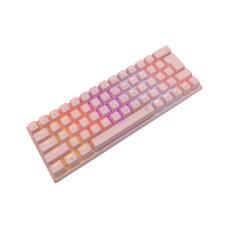 Tipkovnica WHITE SHARK GK-002422 Wakizashi, mehanička, plavi switch, roza