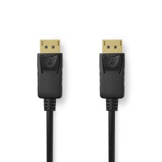 Kabel NEDIS CCGB37014BK20, DisplayPort 1.4 (M) na DisplayPort 1.4 (M), 8K@60Hz, crni, 2m Kabel NEDIS CCGB37014BK20, DisplayPort 1.4 (M) na DisplayPort 1.4 (M), 8K@60Hz, crni, 2m