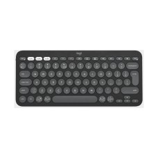 Tipkovnica LOGITECH Pebble Keys 2 K380s, 920-011851, bežična, Bluetooth, US Layout, graphite