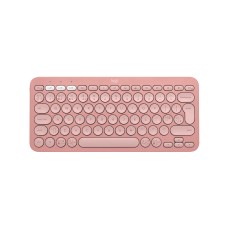 Tipkovnica LOGITECH Pebble Keys 2 K380s, 920-011853, bežična, Bluetooth, US Layout, roza