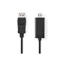 Kabel NEDIS CCGL37100BK30, DisplayPort (M) na HDMI (M), crni, 3m Kabel NEDIS CCGL37100BK30, DisplayPort (M) na HDMI (M), crni, 3m