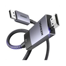 Kabel UGREEN, Displayport (M) na HDMI (M), 2m, 8K@60Hz/4K@240Hz/120Hz, crni Kabel UGREEN, Displayport (M) na HDMI (M), 2m, 8K@60Hz/4K@240Hz/120Hz, crni