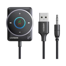 Bežični Audio receiver UGREEN, Bluetooth, USB A, 3.5mm, crni