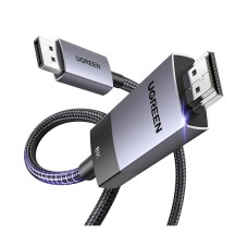 Kabel UGREEN, DisplayPort (M) na HDMI (M), 8K@60Hz/4K@240Hz, 1m, crni Kabel UGREEN, DisplayPort (M) na HDMI (M), 8K@60Hz/4K@240Hz, 1m, crni