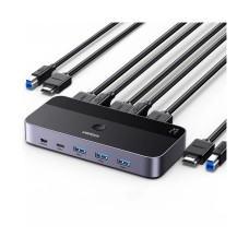 KVM Switch UGREEN 2in1, 3x HDMI, 2x USB C, 3x USB A, 2x USB B KVM Switch UGREEN 2in1, 3x HDMI, 2x USB C, 3x USB A, 2x USB B