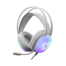 Slušalice WHITE SHARK Peacock GH-2444, žične, za PC/PS5/PS4/Xbox/MAC, mikrofon, 3.5mm, RGB, bijele