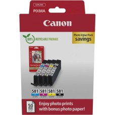 Tinta CANON CLI-581, tri-color, Photo pack