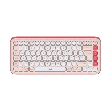 Tipkovnica LOGITECH POP Icon Keys, 920-013073, bežična, roza