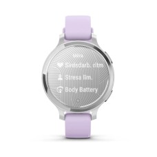 Pametni sportski sat GARMIN Lily 2 Active Silver/Jasmine Purple, silikonski remen, 010-02891-01