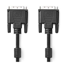 Kabel NEDIS CCGL32001BK20, DVI-D (M) na DVI-D (M), DVI 24+1, crni, 2m Kabel NEDIS CCGL32001BK20, DVI-D (M) na DVI-D (M), DVI 24+1, crni, 2m