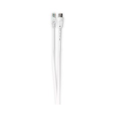 Kabel NEDIS CSGL4500WT15, IEC (M) i RJ45 (M) na IEC (Ž) i RJ45 (M), Cat6, bijeli, 1.5m