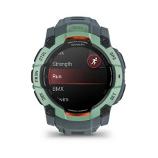 Pametni sportski sat GARMIN Instinct 3 Amoled 010-03020-01, 50mm, zeleno-sivi, remen boje sumraka