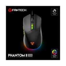 Miš FANTECH PHANTOM II VX6, gaming, žični, 7200 DPI, crni