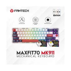 Tipkovnica FANTECH MAX FIT 70 MI MK911 LT B-P-C, mehanička, smeđi switch, bežična Tipkovnica FANTECH MAX FIT 70 MI MK911 LT B-P-C, mehanička, smeđi switch, bežična