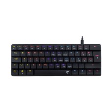 Tipkovnica WHITE SHARK GK-006132 Nagamaki, mehanička, smeđi switch, USB C, LED, HR layout, crna