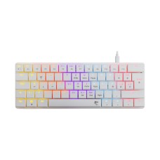 Tipkovnica WHITE SHARK GK-006212 Nagamaki, mehanička, crveni switch, USB C, LED, HR layout, bijela