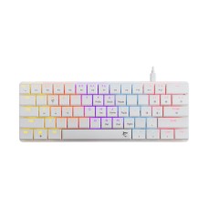 Tipkovnica WHITE SHARK GK-006211 Nagamaki, mehanička, crveni switch, USB C, LED, US layout, bijela