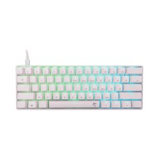 Tipkovnica WHITE SHARK GK-004221 Shinobi-2, mehanička, plavi switch, USB C, RGB, US layout, bijela