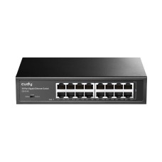 Switch CUDY GS1016, 10/100/1000 Mbps, 16-port, 1U