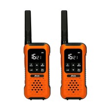 Walkie-Talkie ALECTO FR300OE, 10km, 2 kom, IPX7, narančasto crni Walkie-Talkie ALECTO FR300OE, 10km, 2 kom, IPX7, narančasto crni