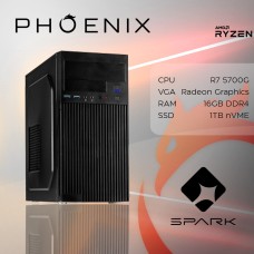 Računalo office PHOENIX SPARK Y-247, AMD Ryzen 7 5700G, 16GB, 1TB SSD, Radeon Graphics