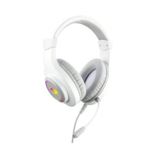 Slušalice REDRAGON HYLAS H260 RGB, naglavne, žičane, mikrofon, USB A, 3.5mm, PC/PS5/XBOX/NS, RGB, bijele Slušalice REDRAGON HYLAS H260 RGB, naglavne, žičane, mikrofon, USB A, 3.5mm, PC/PS5/XBOX/NS, RGB, bijele