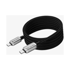 Kabel CABLETIME, USB C (M) na USB C (M), 240W, crni, 1m, magnetni Kabel CABLETIME, USB C (M) na USB C (M), 240W, crni, 1m, magnetni