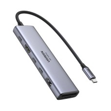 USB HUB UGREEN 7-in-1, USB C na 1x HDMI, 2x USB C, 1x USB A, PD, SD/TF card reader