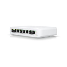 Switch UBIQUITI USW-LITE-8-POE, 10/100/1000 Mbps, 8-port, 4x PoE+, bijeli