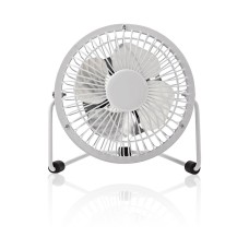 Ventilator stolni NEDISFNDK1WT10, 10cm, 3W, USB A, bijeli