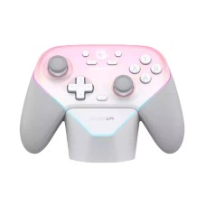 Gamepad GAMESIR Supernova T4n Pro, bežični, USB C, WiFi, Bluetooth, za Switch/Android/iOS/PC, bijelo rozi