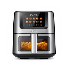 Friteza na vrući zrak SOLIS Air Fry & Dry XL, 7.5L, 1870W, srebrno crna