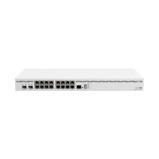 Router MIKROTIK CCR2004-16G-2S+, 18-portni, G-LAN, bijeli