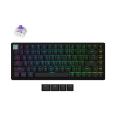 Tipkovnica KEYCHRON K2H-J1, žičana, Bluetooth, USB C, Gateron 2.0 magnetic Switch, US Layout, RGB, crna