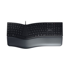 Tipkovnica CHERRY KC 4500, žičana, USB A, membranska, ergonomska, crna