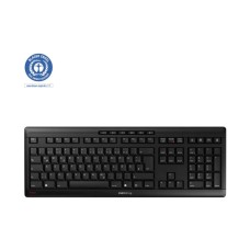 Tipkovnica CHERRY Stream bežična, tiha, crna